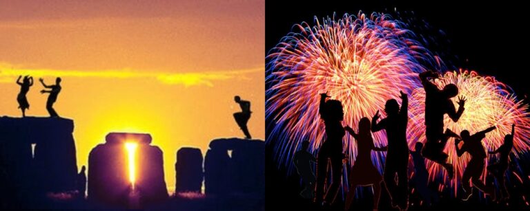 Solstice at Stonehenge and Fireworks for New Year