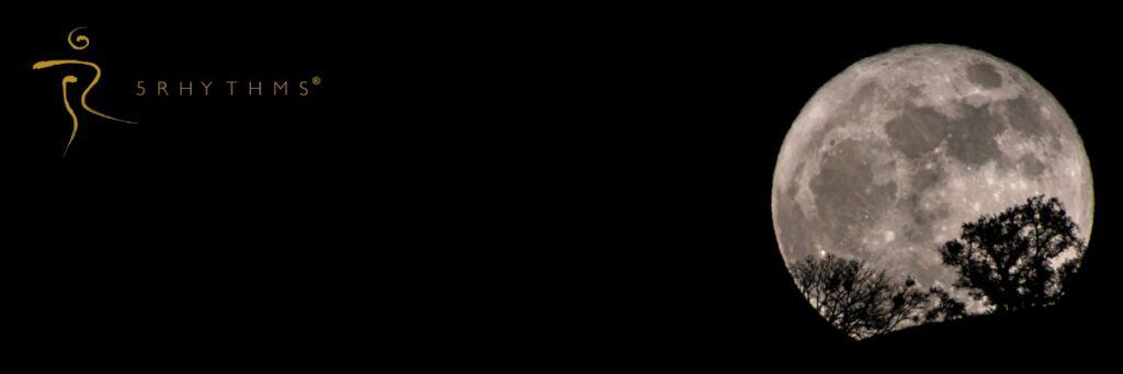 Full moon with trees 5Rhythms logo